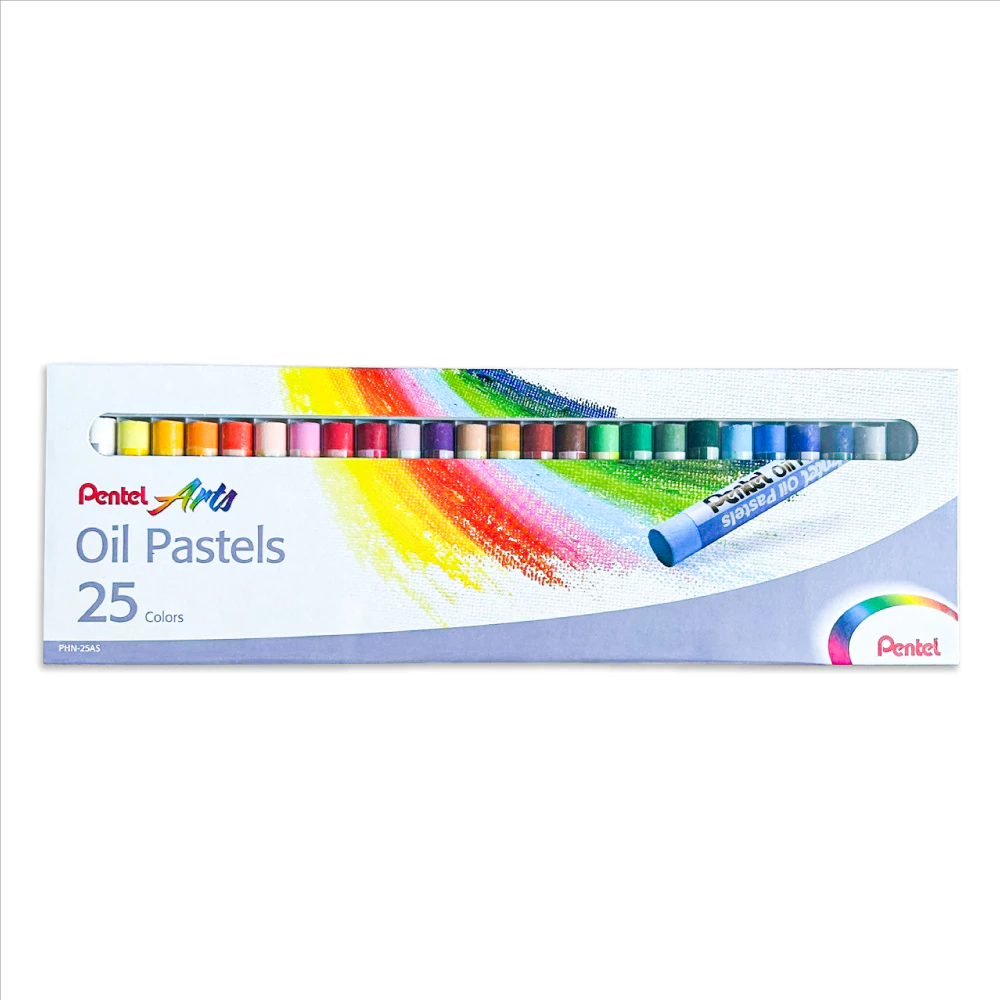 สีชอล์คผสมเทียน Pentel 25 สี